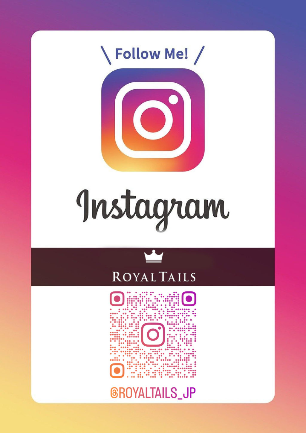 ROYAL TAILS Instagram