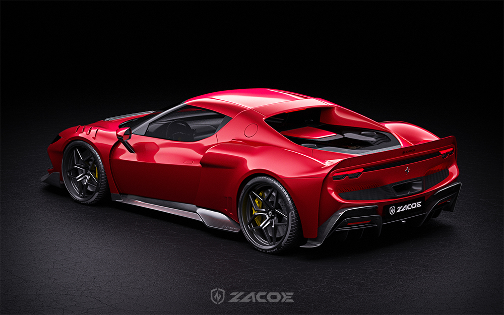 Ferrari296GTB Zacoe Carbon LAGERCORPORATION ワイドボディ