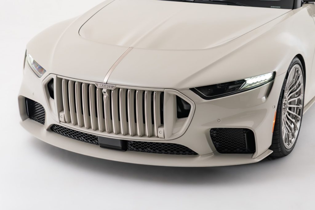 BRABUS BODO CABRIOLET のフロントマスクとRAM-AIRダクトのアップ
